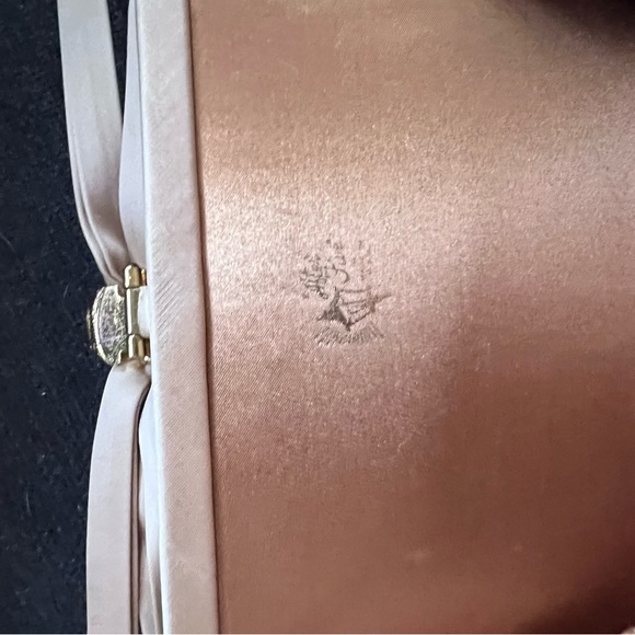 NWT 1950s vintage silk ‘After Five’ Lowy &Mund evening clutch purse w coin purse - Picture 4 of 9